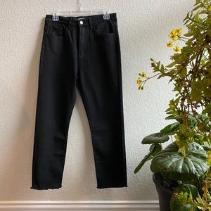 Black Ankle Length Jeans